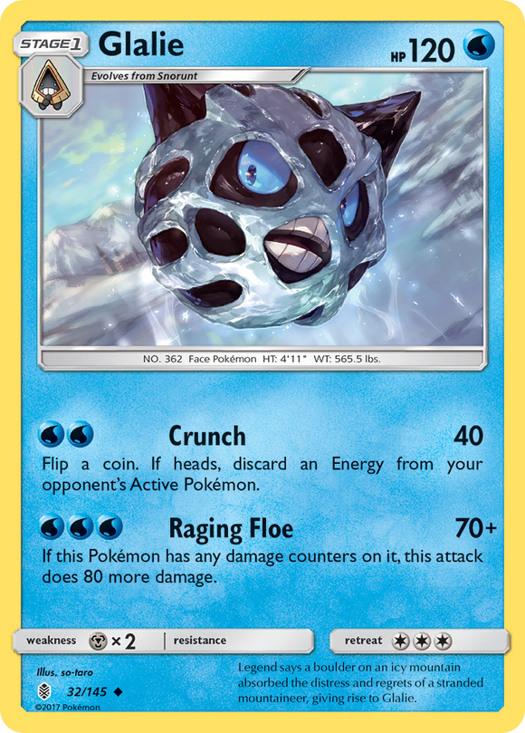 Glalie (32/145) [Sol y Luna: Guardianes en ascenso] 