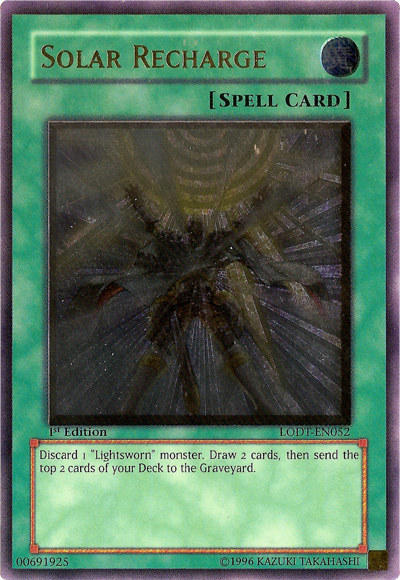Recarga solar [LODT-EN052] Última rareza 