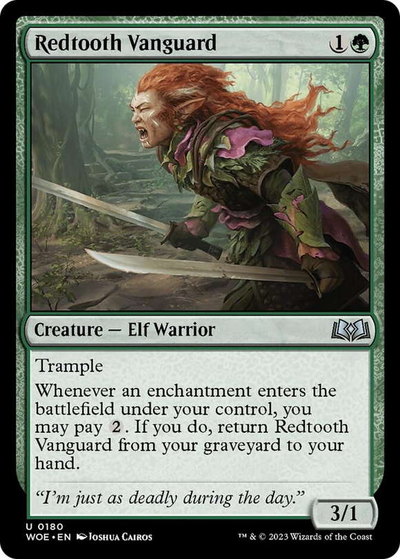 Vanguardia de dientes rojos [Terrenos de Eldraine] 