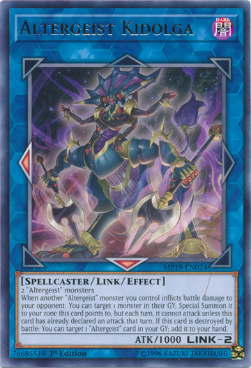Altergeist Kidolga [MP19-EN024] Raro 