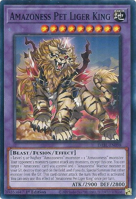 Amazoness Mascota Ligre Rey [DABL-EN098] Común 