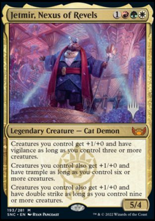 Jetmir, Nexus of Revels (paquete promocional) [Promociones de Streets of New Capenna] 