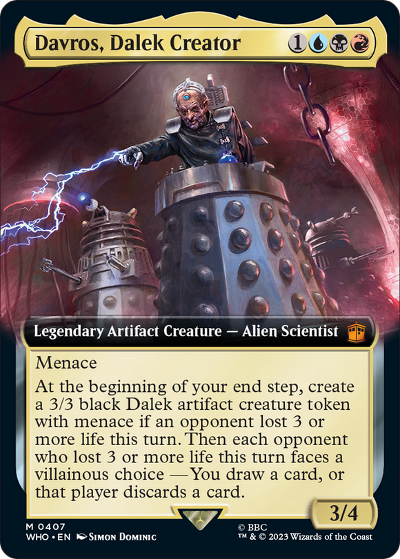 Davros, creador de Dalek (ilustración ampliada) [Doctor Who] 