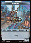 Thopter (0009) // Treasure Double-Sided Token [Aetherdrift Tokens]-1