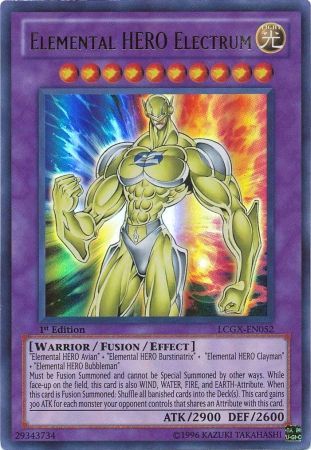 HÉROE Elemental Electrum [LCGX-EN052] Ultra Raro 