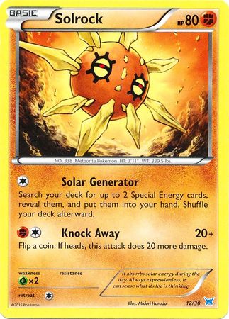 Solrock (30/12) [XY: Kit de entrenamiento 2 - Latios] 