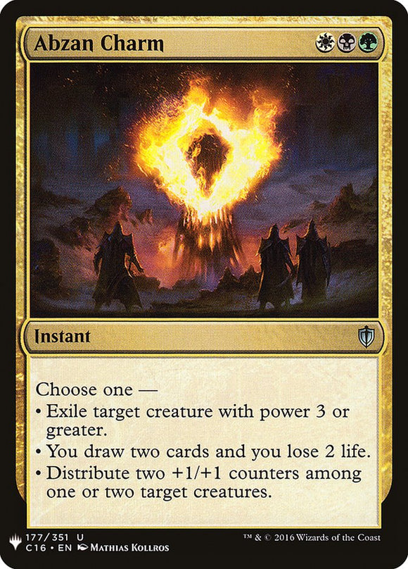 Amuleto Abzan [Refuerzo misterioso] 