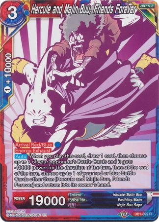Hercule y Majin Buu, amigos por siempre (arte alternativo) (DB1-092) [Set especial de aniversario 2020] 