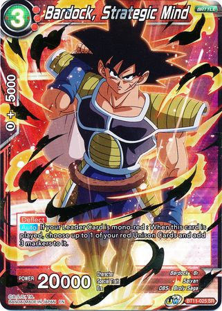 Bardock, Mente Estratégica (BT11-025) [Línea de Sangre Vermilion] 