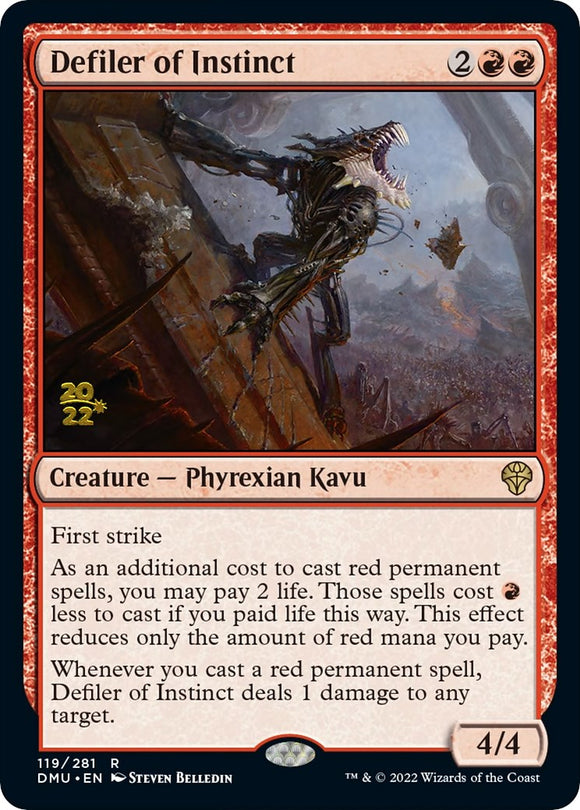 Desecrador del instinto [Promociones previas al lanzamiento de Dominaria United] 