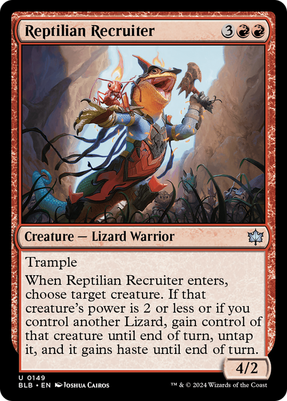 Reclutador reptiliano [Bloomburrow] 