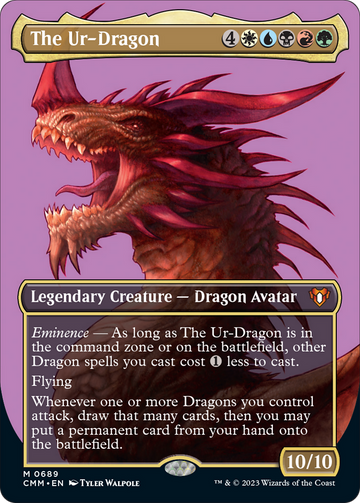 El Ur-Dragón (Perfil sin bordes) [Commander Masters] 