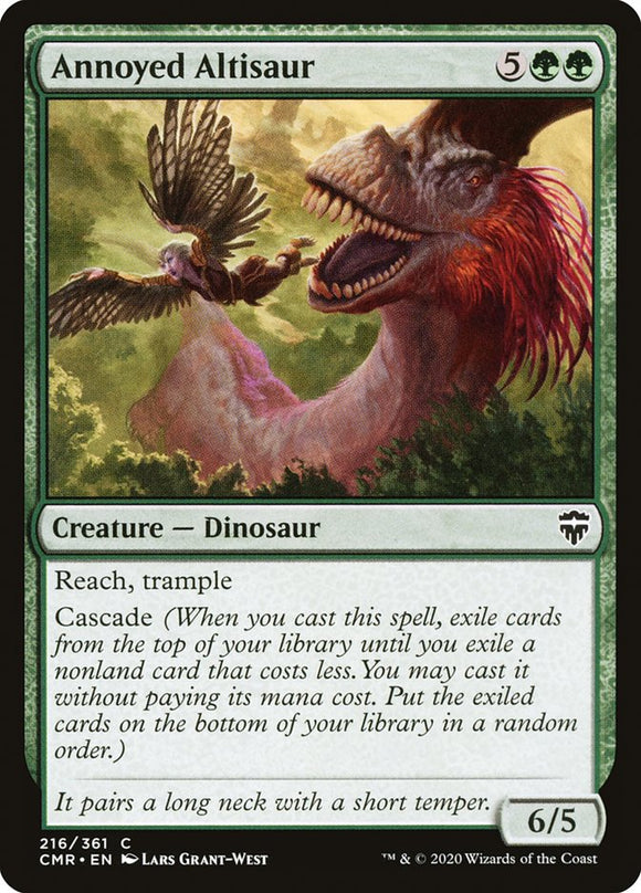 Altisaur molesto [Comandante Leyendas] 