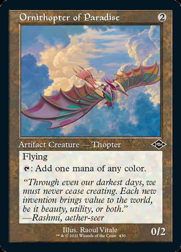 Ornithopter of Paradise (Retro Foil Etched) [Modern Horizons 2] - 0