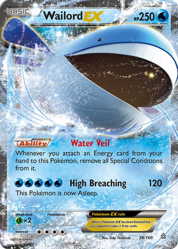 Wailord EX (38/160) [XY: Choque primigenio] 