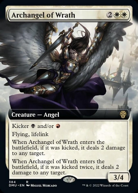 Arcángel de la Ira (Ilustración extendida) [Dominaria United] 