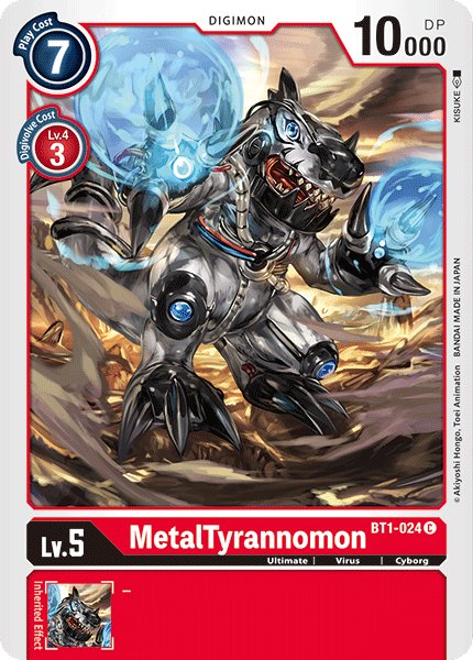 MetalTyrannomon [BT1-024] [Lanzamiento de refuerzo especial Ver.1.0] 