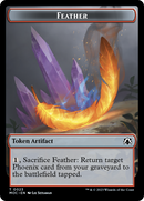 Feather // Servo Double-Sided Token [March of the Machine Commander Tokens]-1