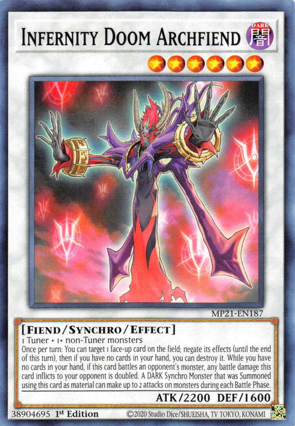 Archidemonio de la perdición infernal [MP21-EN187] Común 