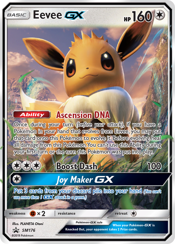 Eevee GX (SM176) [Sol y Luna: promociones de Black Star] 