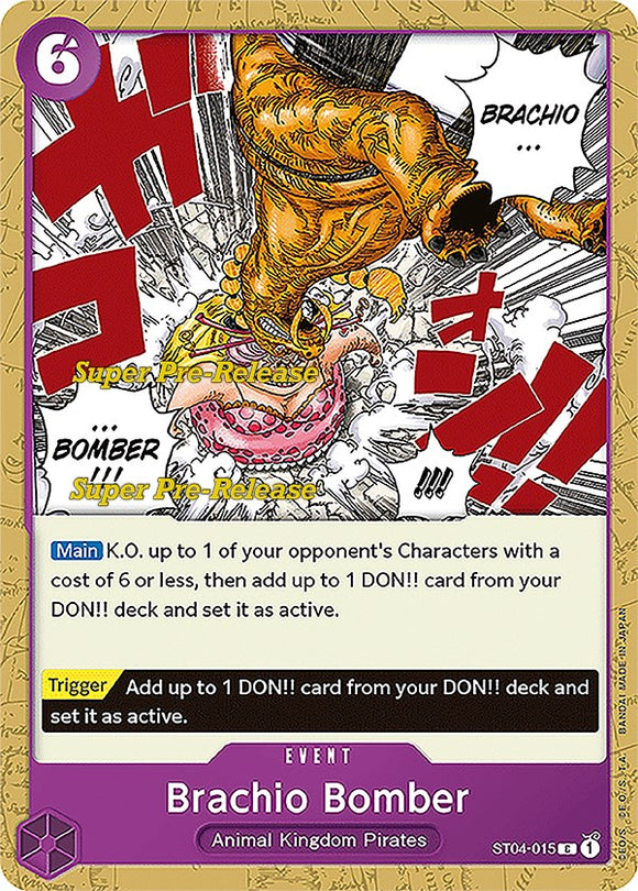 Brachio Bomber [Super Mazo de inicio de prelanzamiento: Piratas del Reino Animal] 
