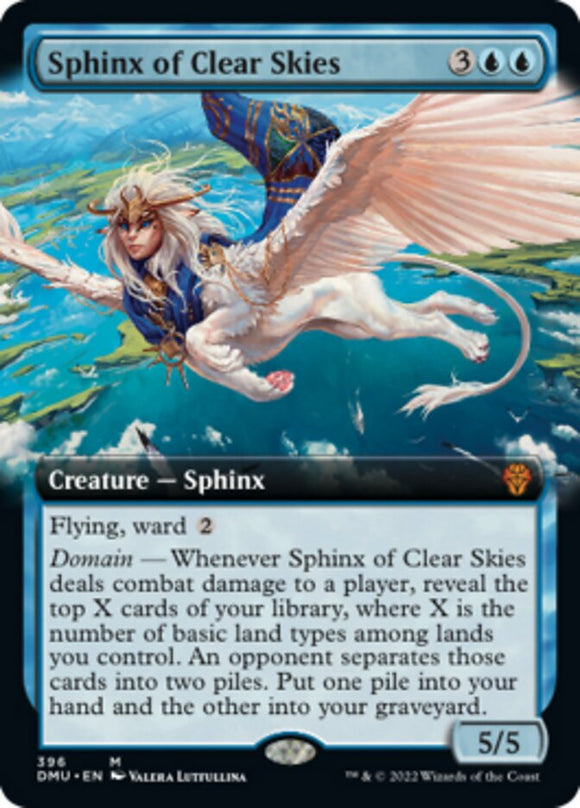Esfinge de los cielos despejados (ilustración ampliada) [Dominaria United] 