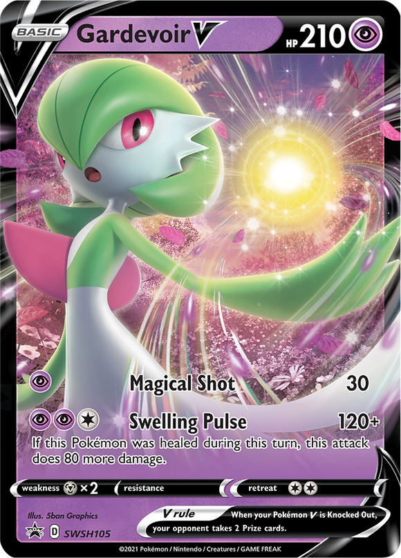 Gardevoir V (SWSH105) [Promociones de Sword &amp; Shield: Black Star] 