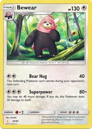 Bewear (18/30) [Sol y Luna: Kit de entrenador - Alolan Raichu] 