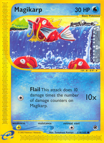 Magikarp (118/165) [Expedición: conjunto básico] 