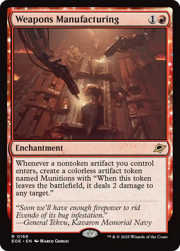Weapons Manufacturing [Edge of Eternities]