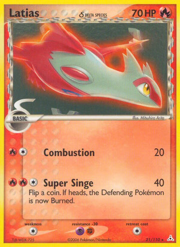 Latias (21/110) (Exclusivo del mazo temático) [EX: Holon Phantoms] 