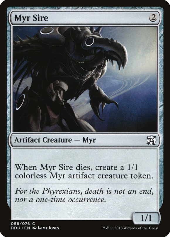 Myr Sire [Duel Decks: Elfos contra Inventores] 