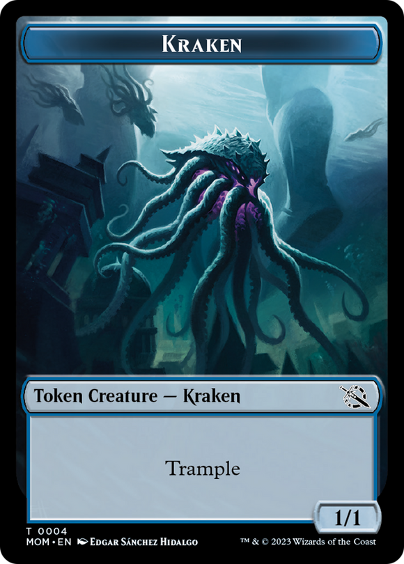 Tesoro (20) // Ficha de doble cara de Kraken [Fichas de Marcha de las Máquinas] 