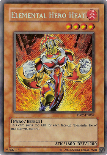 Elemental HERO Heat [PP02-EN007] Secreto raro 