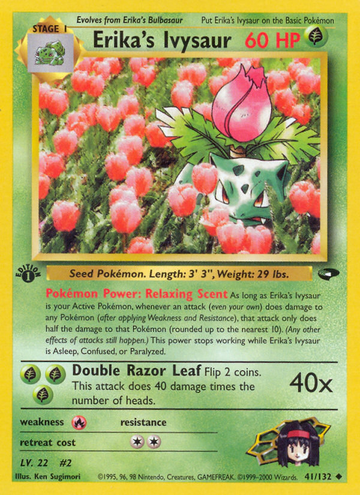 Ivysaur de Erika (41/132) [Desafío de gimnasio 1.ª edición] 