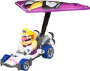 Hot Wheels Mario Kart Glider Wario Diecast Car (B-Dasher + Wario Wing)-1