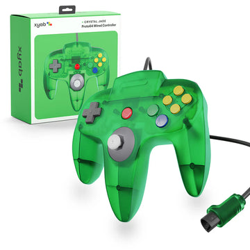 PROTO64 Wired Controller for Nintendo 64 [Crystal Jade] - XYAB