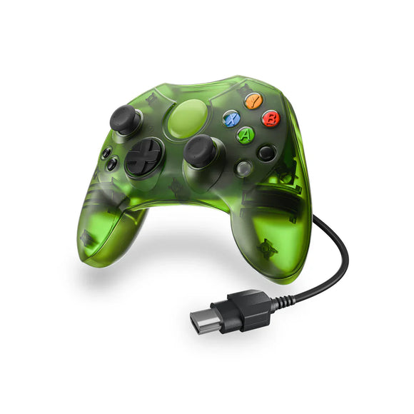 WARDEN Wired Controller for Original Xbox [Clear Green]