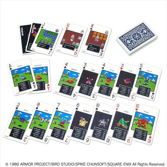 Square Enix Dragon Quest Pixel Art Playing Cards