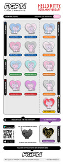 Hello Kitty 50th Anniversary Collectible Enamel Pin - Figpin Blind Box Series 5-2