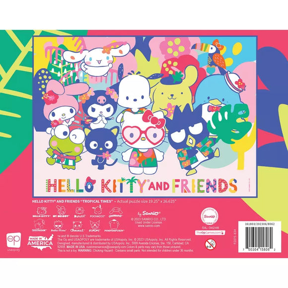 USAopoly Hello Kitty and Friends Tropical Times 1000-Piece Puzzle