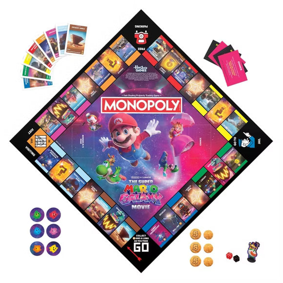 Monopoly: The Super Mario Galaxy Movie Edition Board Game