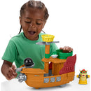Fisher-Price Little People My Mario Bowser’s Airship & Figure Set Toddler Toy-3