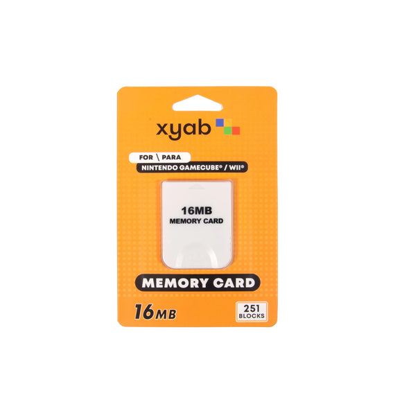 Xyab Nintendo GameCube 16MB/251 Blocks Memory Card - Accessory