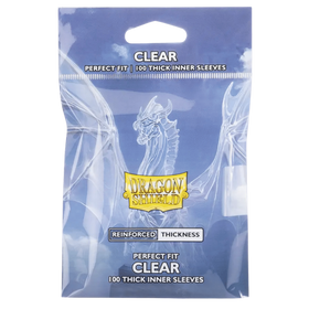 Dragon Shield Perfect Fit - Thick Inner Sleeves - Clear 100ct