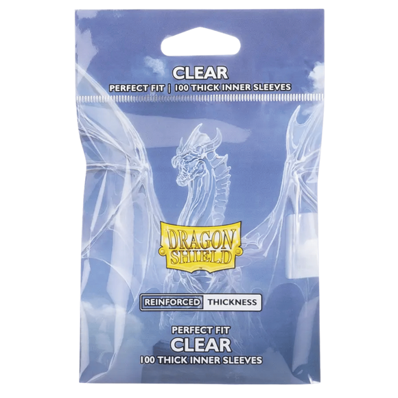 Dragon Shield Perfect Fit - Thick Inner Sleeves - Clear 100ct