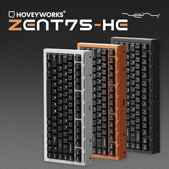 Hovey Works - ZENT75-HE Keyboard - White