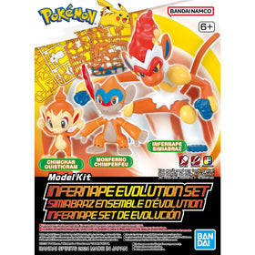 Pokemon Infernape Evolution Set Model Kit