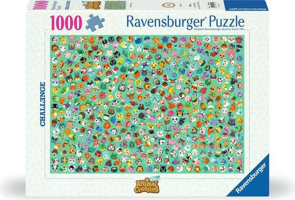 Adult puzzle 1000 pieces - Animal Crossing - Challenge
