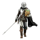 Star Wars ArtFX The Mandalorian & Grogu with Beskar Staff Statue-1